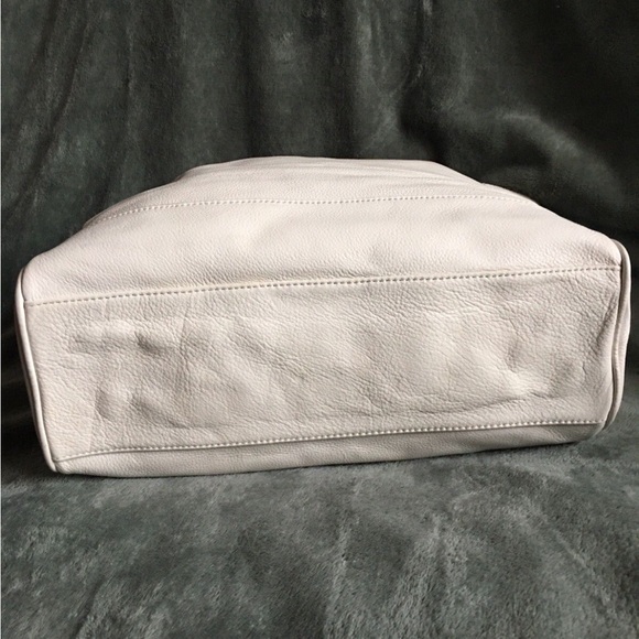 Tory Burch Ivory White Woman's Leather Shoulder Bag Handbag - Picture 6 of 15